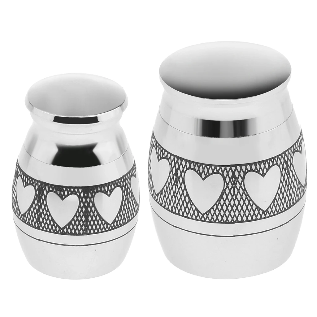 

2 шт смешанные размеры маленькие подвески «урна» медальон Keepsake кремации банки люди и домашние животные