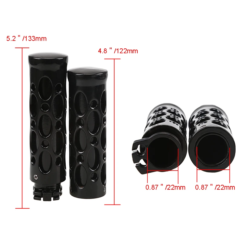 Ажурные алюминиевые рукоятки для руля дроссельной заслонки мотоцикла