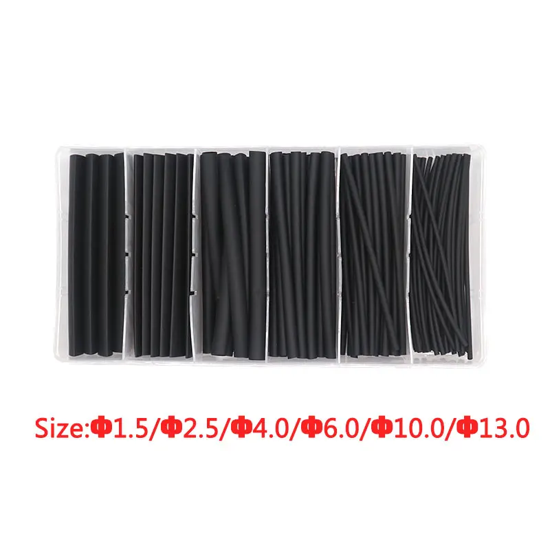 Термоусадочная трубка 100 шт./кор. Прямая поставка термоусадочная для кабелей