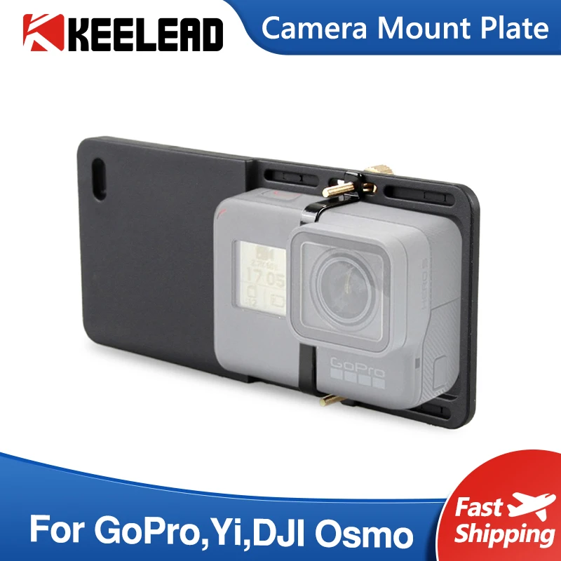 Крепление для камеры Адаптер GoPro Hero 7 6 5 4 3 Yi 4K DJI Osmo 2 Gimbal ручной Zhiyun smooth Mobile Handheld