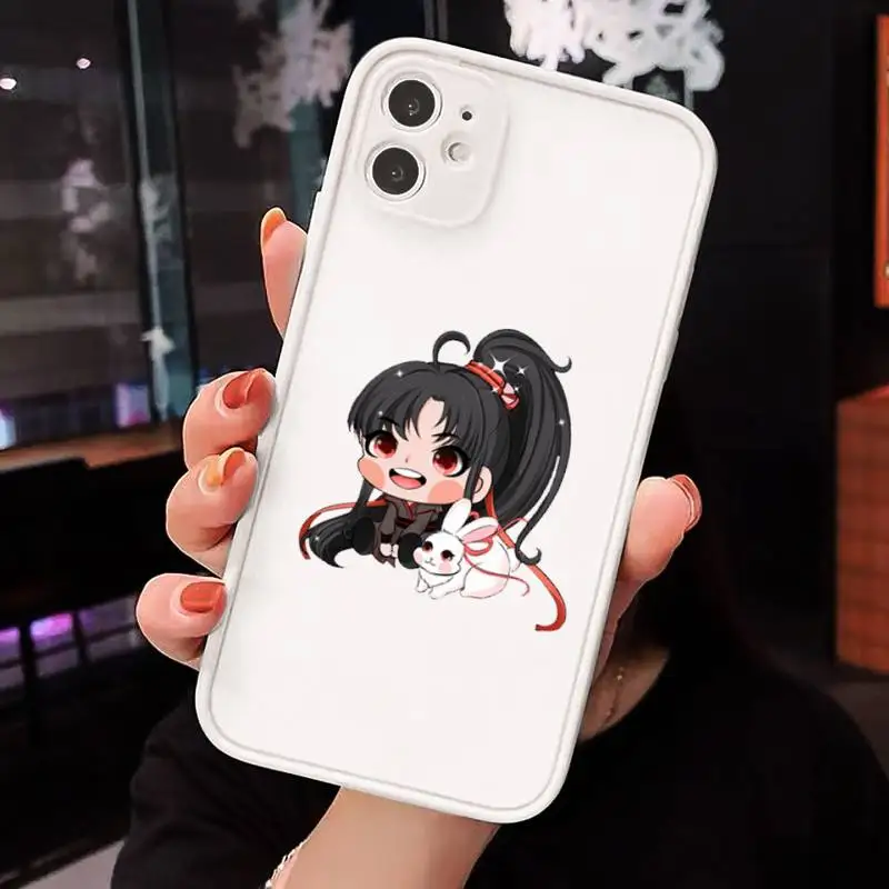 

Mo Dao Zu Shi Phone Case Matte transparent For White iPhone 12 Mini 11 Pro XR XS Max 7 8 Plus X Back Cover