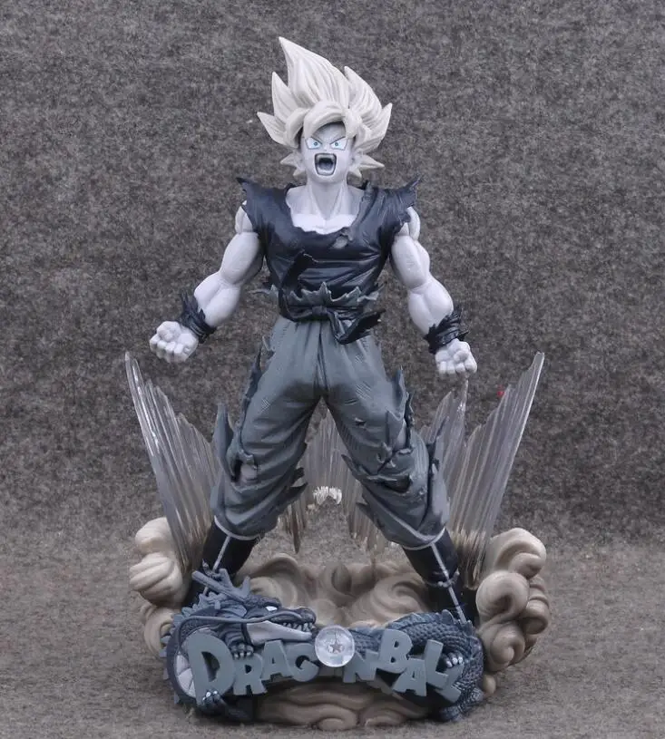 24 см Dragon Ball Z Супер Saiyan Son Goku аниме фигурка ПВХ Новая коллекция Фигурки игрушки коллекция для Рождественский подарок