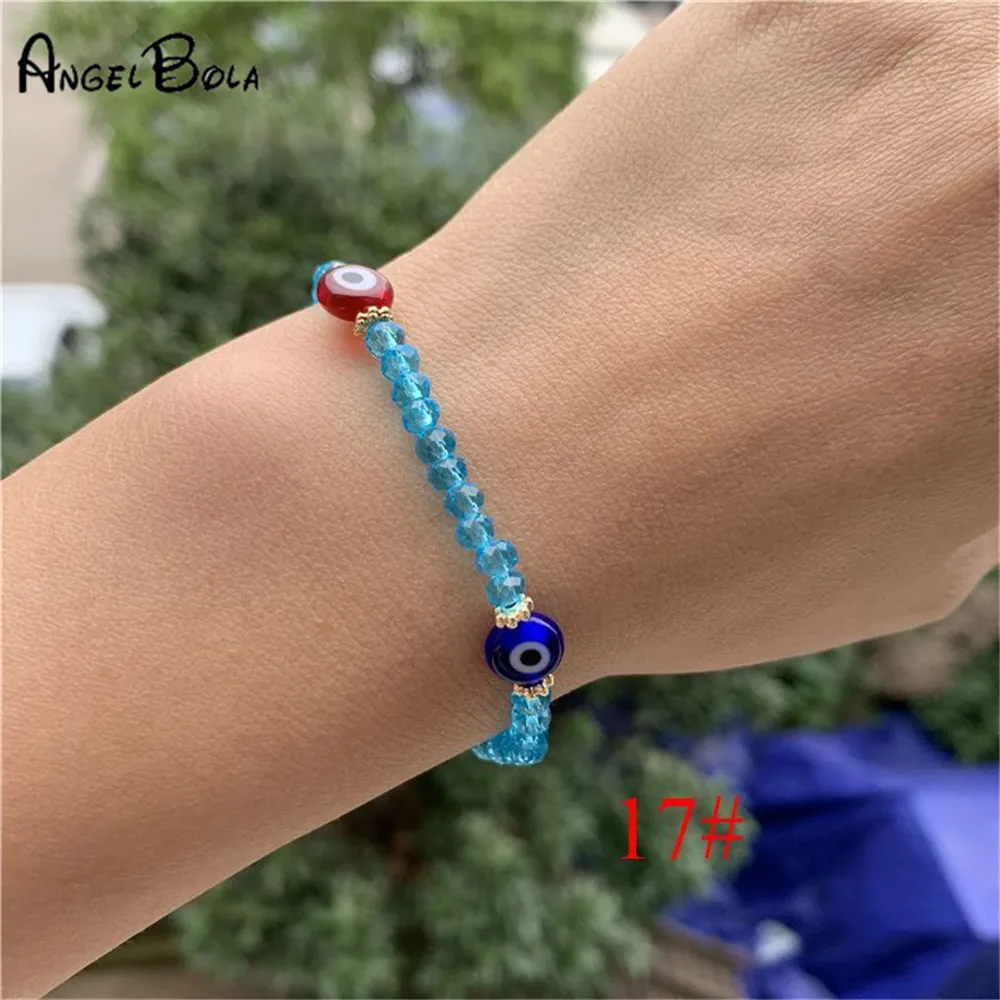 Новинка 2020 модный многоцветный мужской браслет от сглаза Модный классический