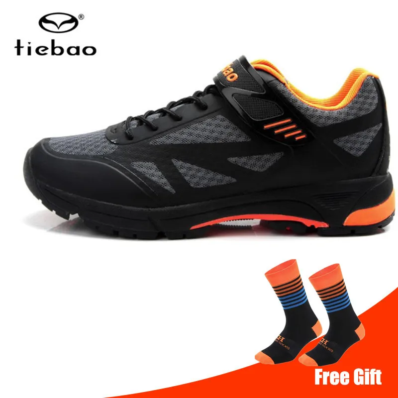 Tiebao Leisure Cycling Sneakers for Men Women Breathable Self-locking Mountain Bike Shoes Sapatilha Ciclismo Mtb Bike Shoes