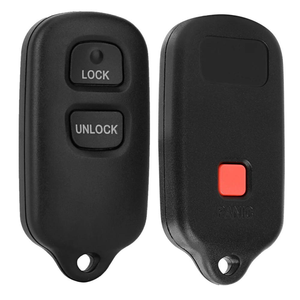 

For TOYOTA RAV Cruiser 4Runner Camry Celica Echo Highlander Replacement Shell Car Key Shell 2+1 Button Keyless Remote Key Case