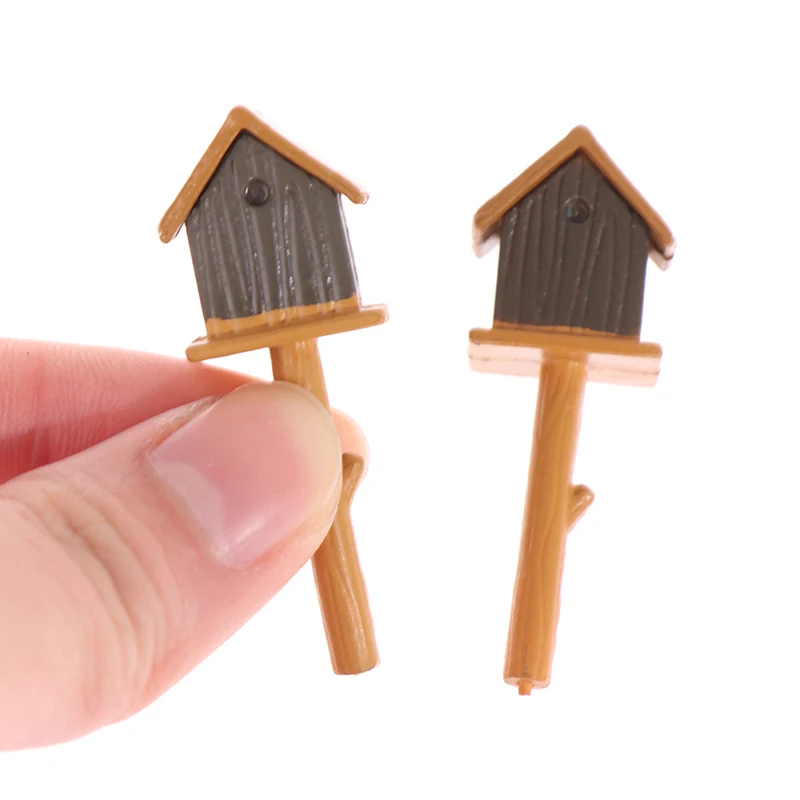 

Hot1Pc Dollhouse Micro Landscape Mini Mailbox House Model Doll Home Decor