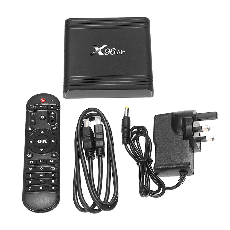 

1 Set For X96 Air Amlogic S905X3 Android 9.0 TV BOX 4GB 64GB wifi 4K 8K 24fps Set Top Box x96Air for Home Audio Parts