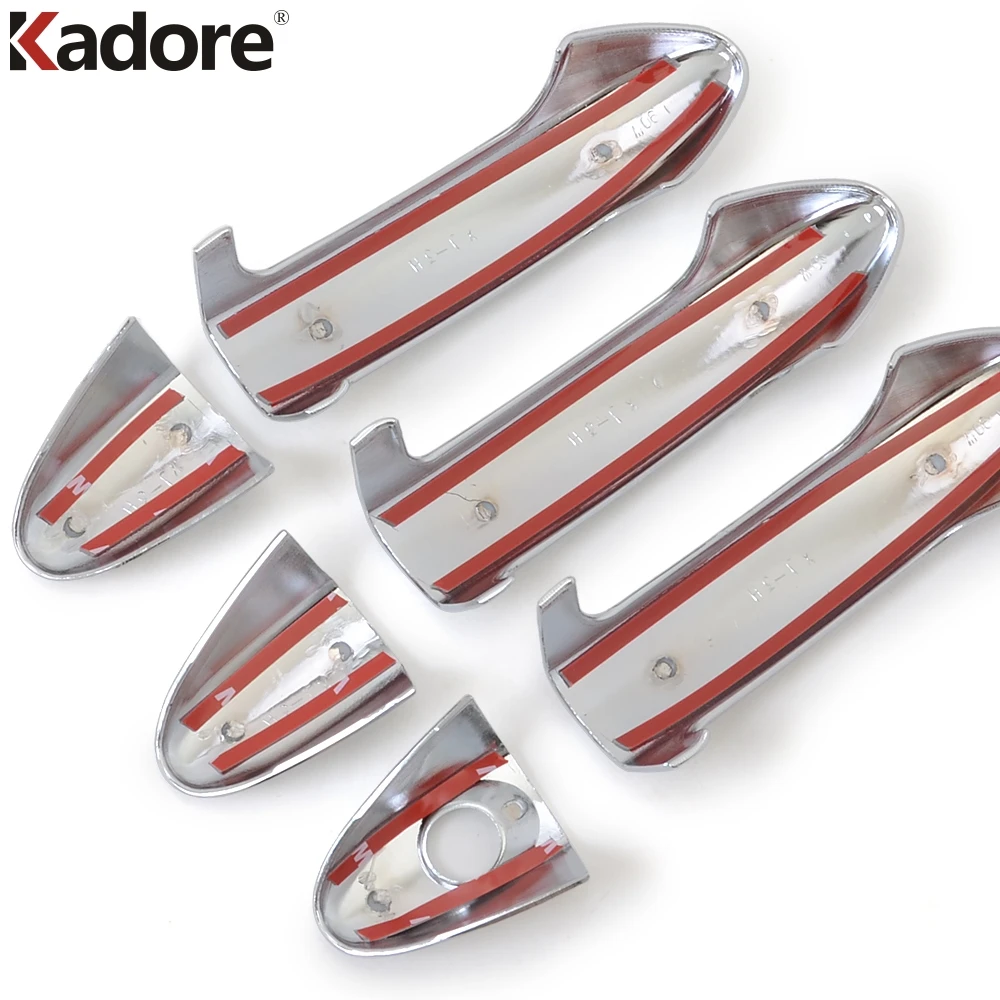 Для форд фиеста 2009 2010 2011 ABS Chrome Боковая дверь ручки крышки Накладка автомобиля