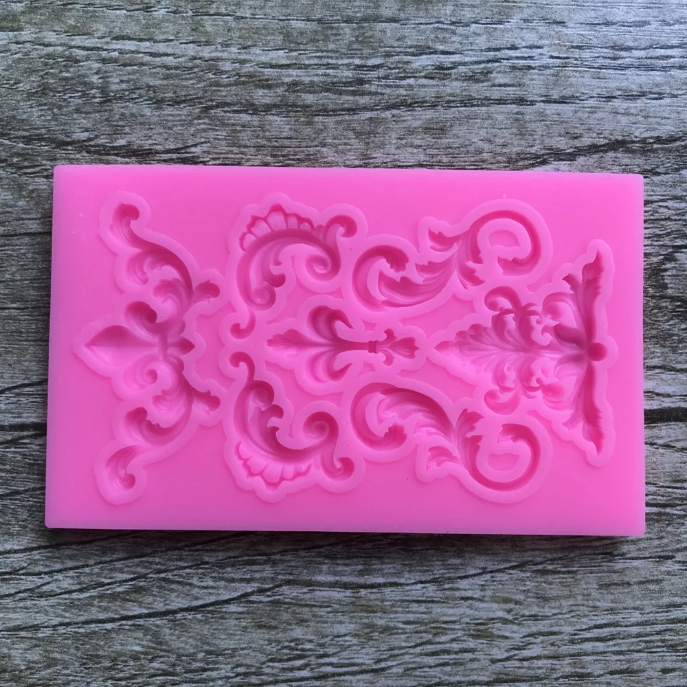 Рельефная силиконовая 3D форма для помадки украшение торта искусственные