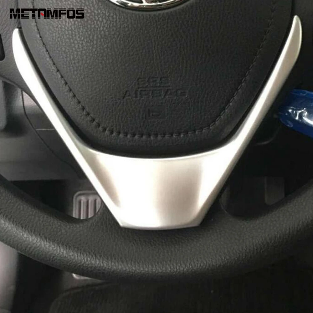 

Матовая накладка на руль для Toyota Rav4 Rav4 2013-2015 2016, молдинговая отделка, декоративная наклейка, аксессуары для интерьера, автостайлинг