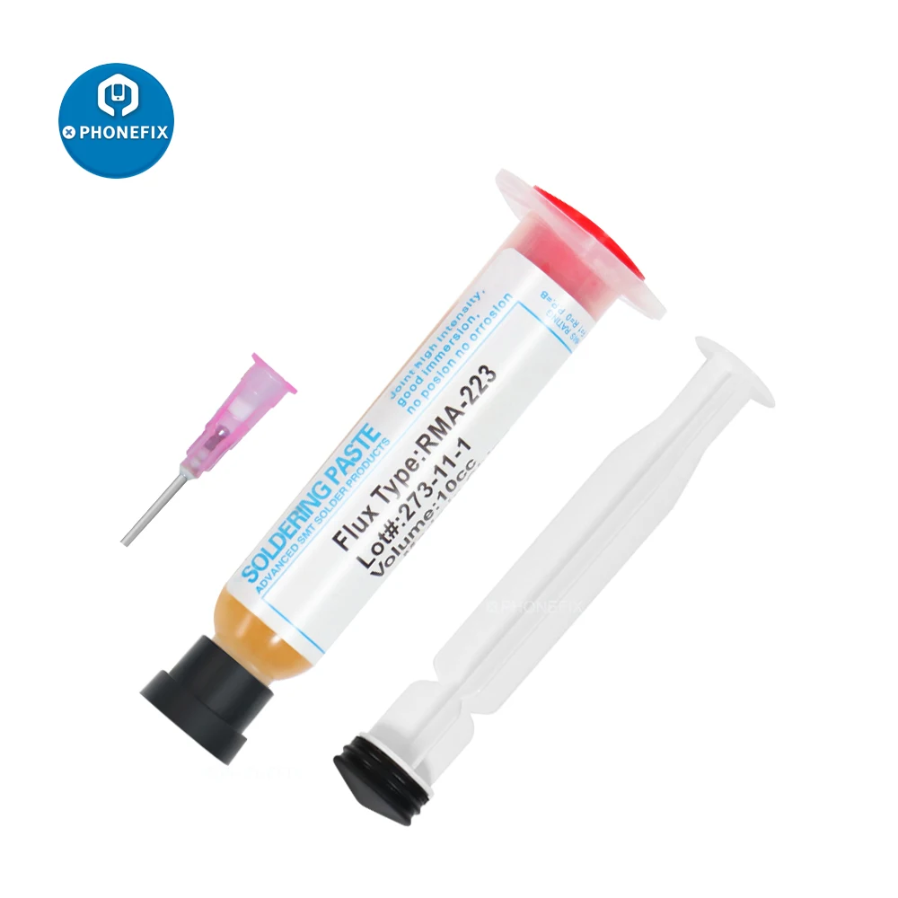 10CC OEM RMA-223 BGA флюс паяльной пасты Смазка RMA223 с шприца-чистый пайка флюсом паста для