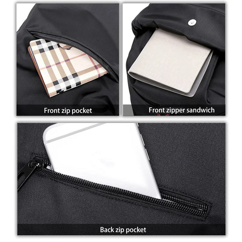 

Pure Color Simple Waterproof Backpack Computer Backpack Student School Bag Leisure Travel Bag Small