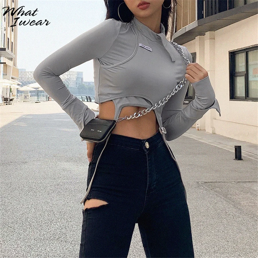 Женские облегающие футболки для фитнеса топы с длинным рукавом в уличном стиле