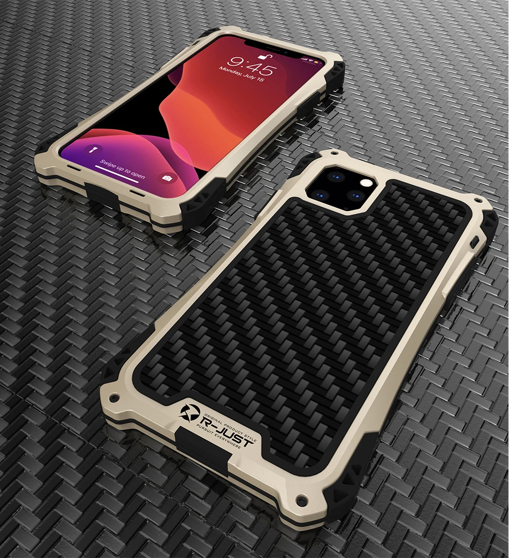 Металлический алюминиевый сверхпрочный бронированный чехол Doom для iPhone 11 iPhone 11 Pro Max чехол для iPhone 11 Pro Max Роскошный чехол