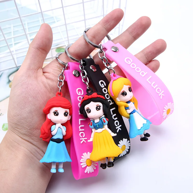 Брелок из ПВХ с мультяшными героями Диснея аксессуары для трехмерных кукол