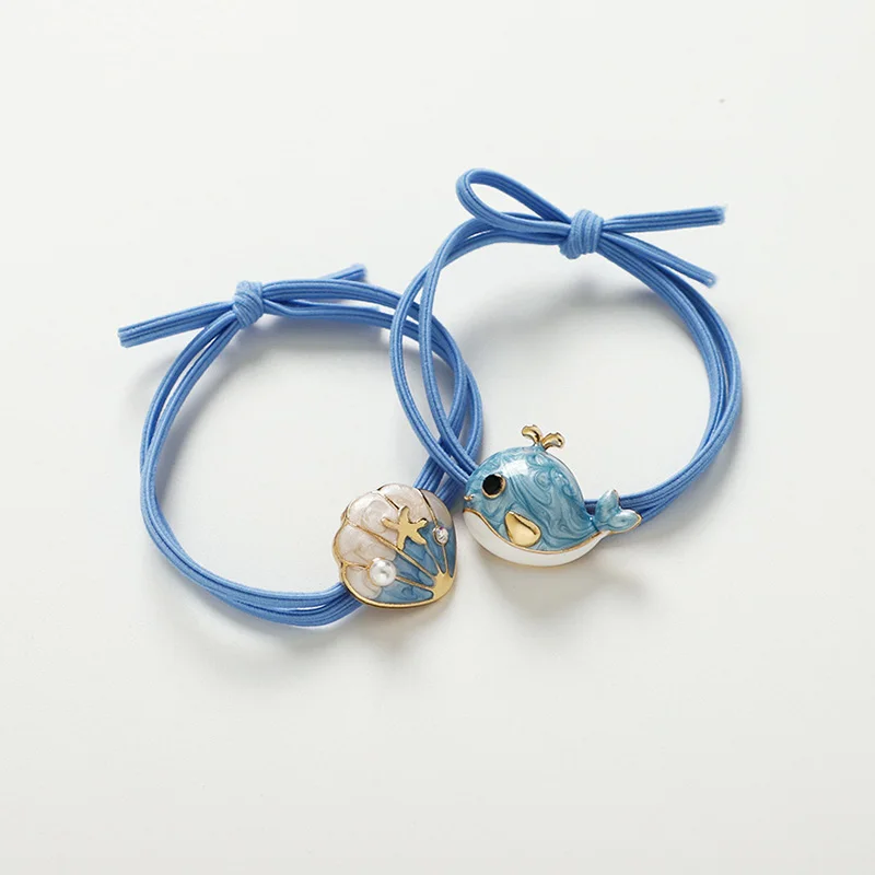 Резинка для волос эластичная в Корейском стиле девочек головной убор с принтом