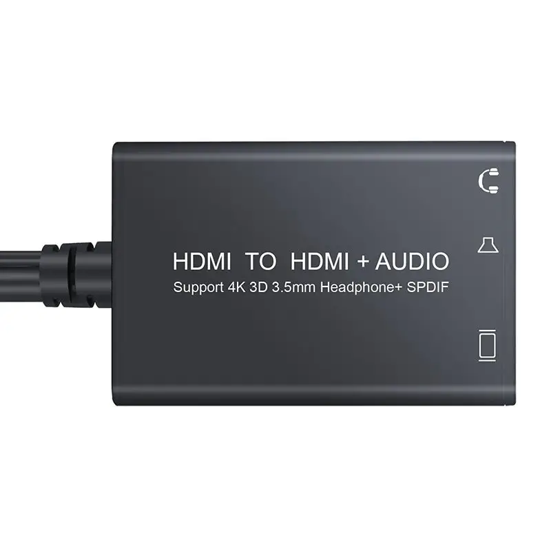 4K HDMI аудио экстрактор к и оптический TOSLINK SPDIF + 3 5 мм стерео сплиттер HDCP 1 4 Цифровой