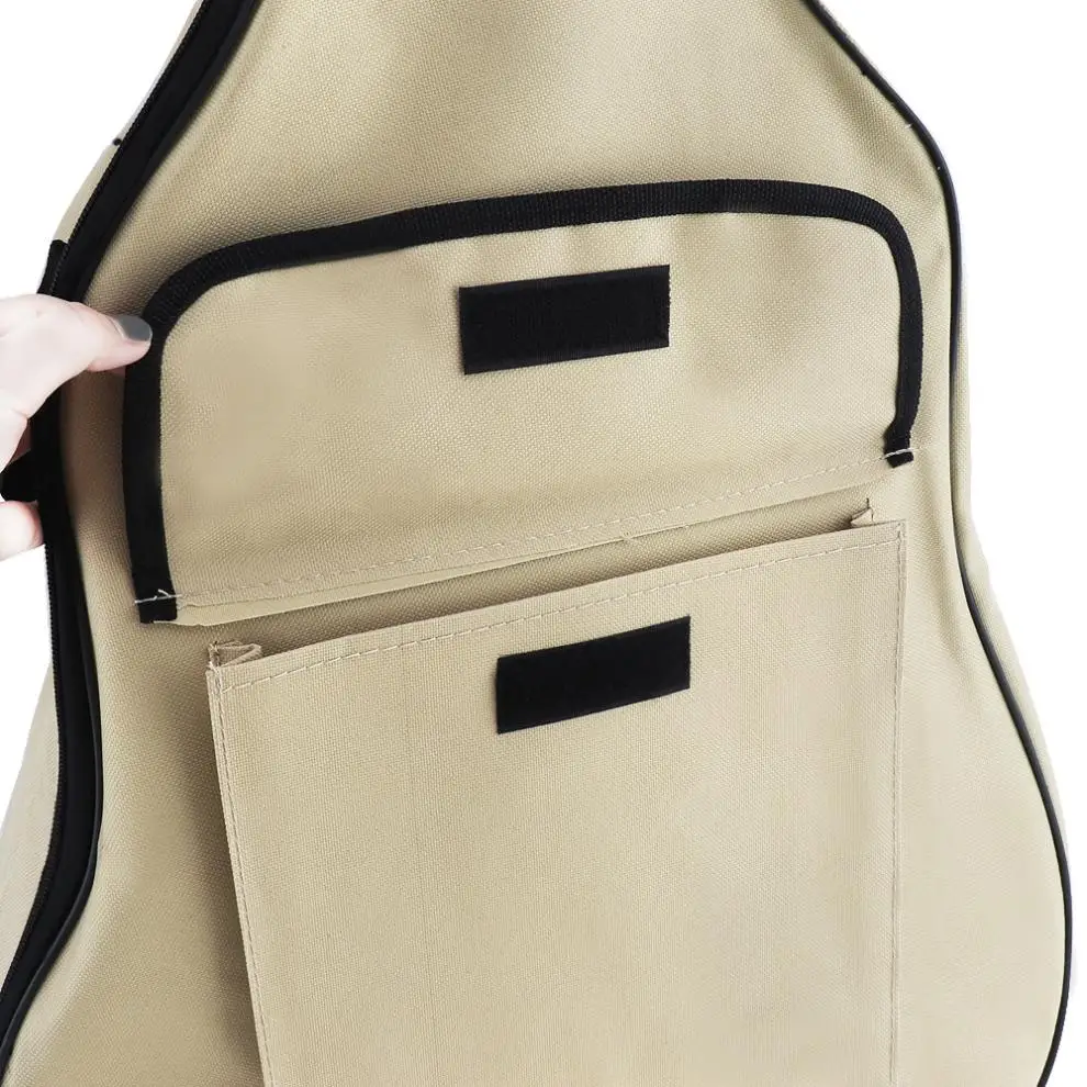 

40/41 Inch Oxford Fabric Guitar Case Gig Bag Double Straps Padded 5mm Cotton Soft Waterproof Backpack