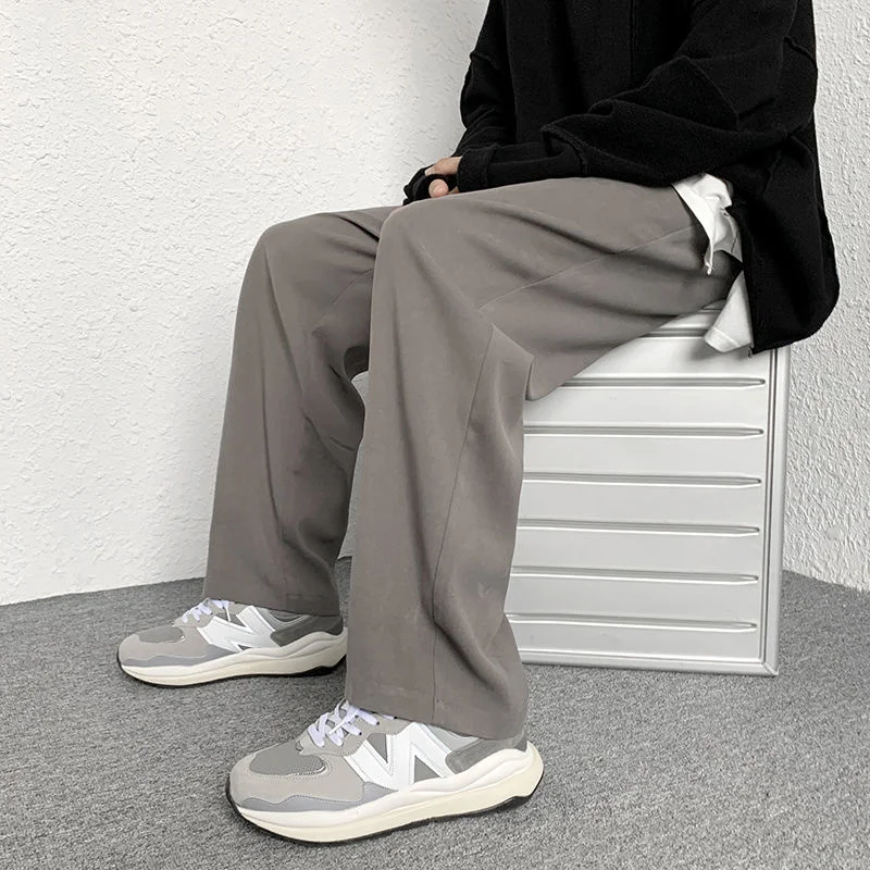 Privathinker хаки мужские широкие брюки с эластичной резинкой на талии уличная одежда