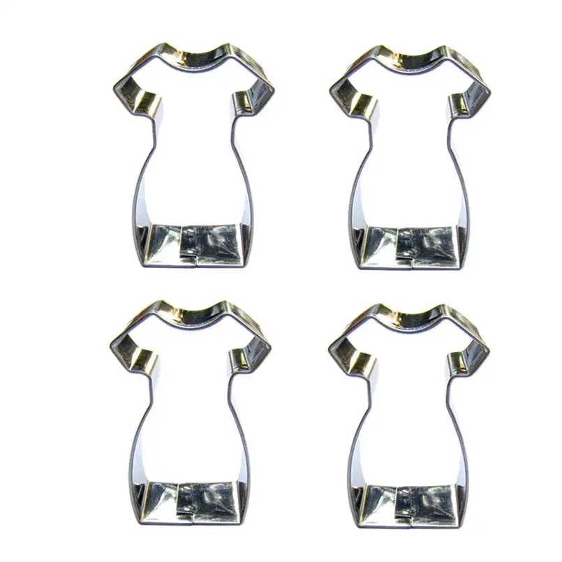 Мини юбка с коротким рукавом форма 4 шт бисквитные формы для резки инструменты