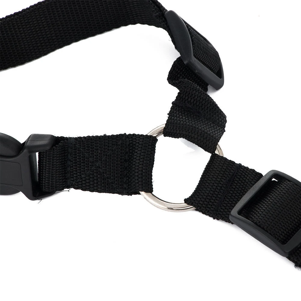 Поводок для домашних животных собак кошек автомобилей черный ремень