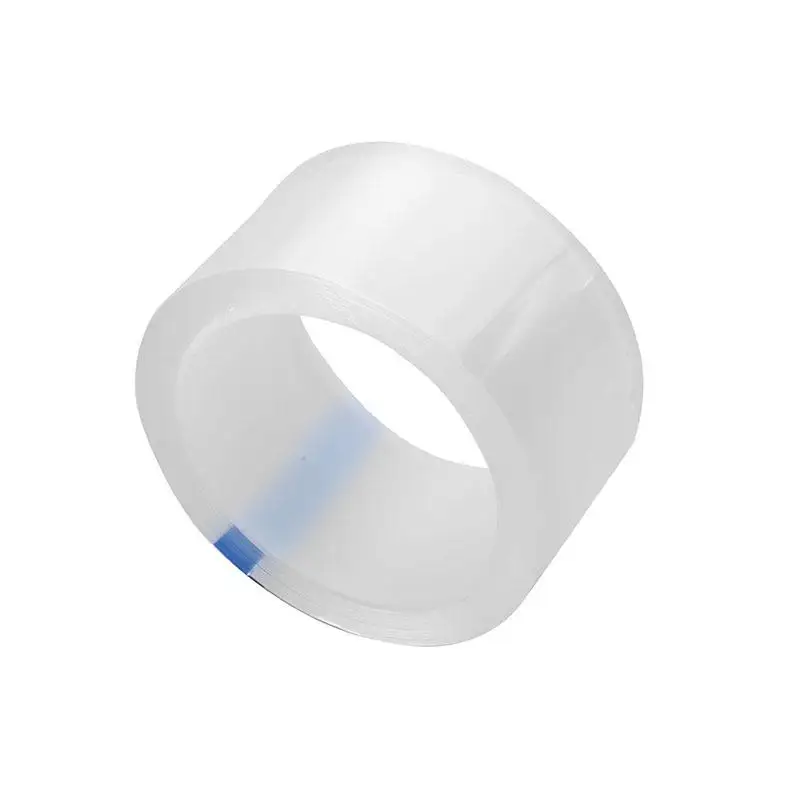Transparent 1 шт. самоклеющаяся акриловая клейкая лента для раковины односторонняя клейкая лента для кухонной раковины и ванной комнаты водонепроницаемые наклейки фиксирующая лента 3M - Цвет: Transparent