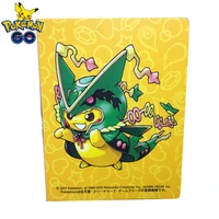 pokemon pet elf mega rayquaza cape pikachu card book collection toy gift