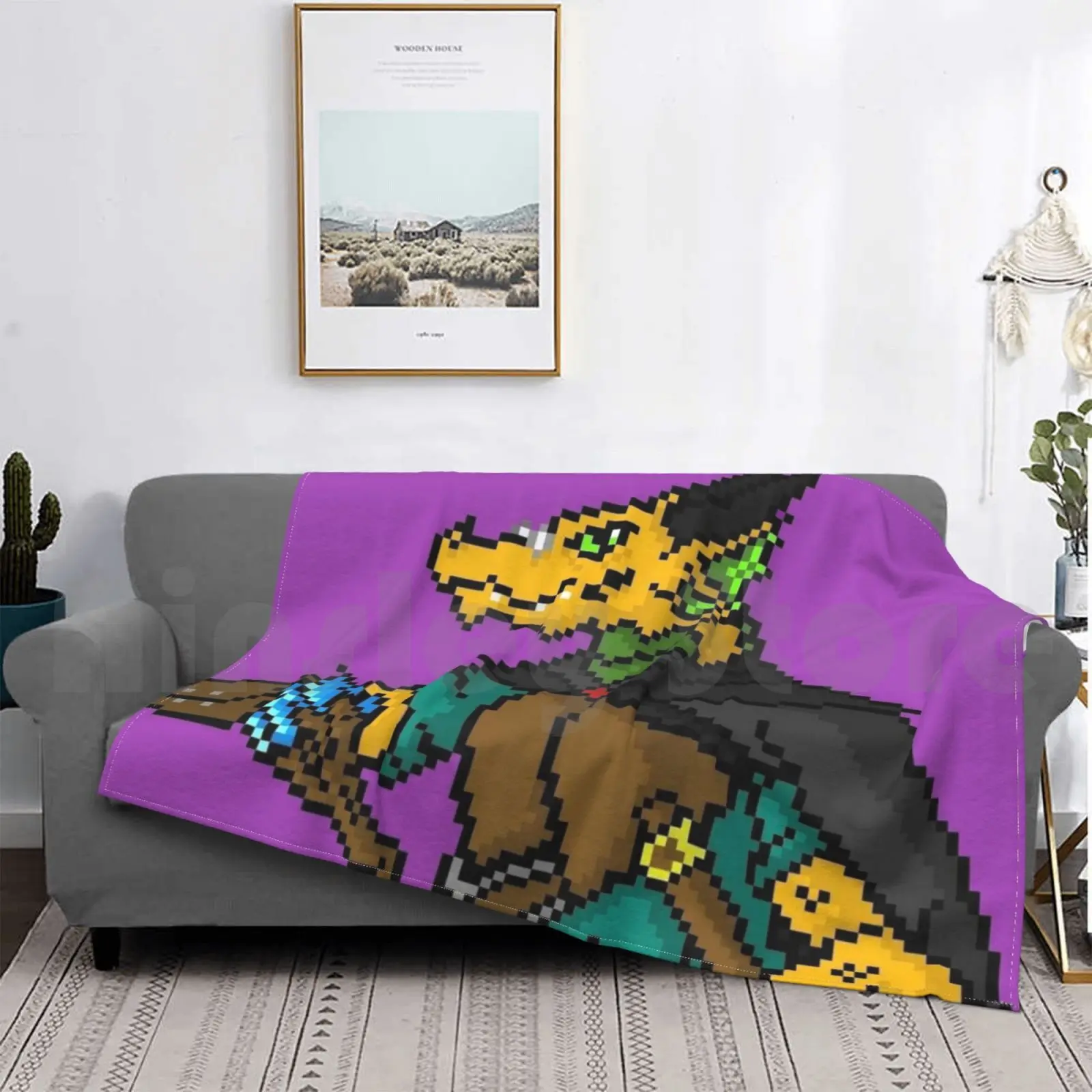 

Pixel Dragonborn Sorcerer Blanket Fashion Custom And Sorcerer Pixel