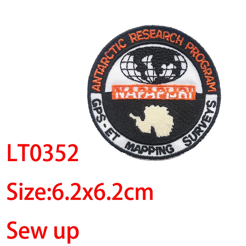 4Pcs LT0352 Мультяшная декоративная печать, карта Норвегии, значок радуги вышитая аппликация патчи для DIY железные значки-наклейки на рюкзак - Цвет: 4Pcs LT0352