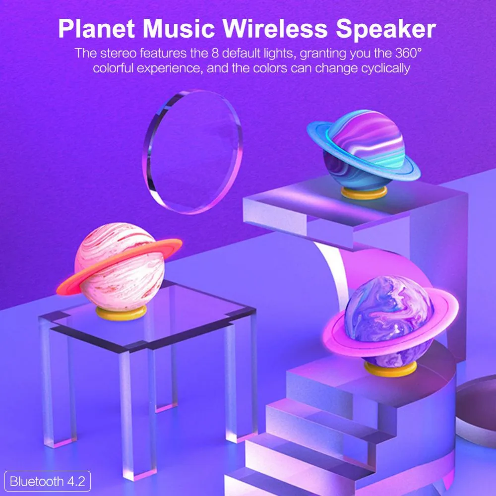 Музыка планета Bluetooth динамик беспроводной мини ретро небольшой аудио подарок