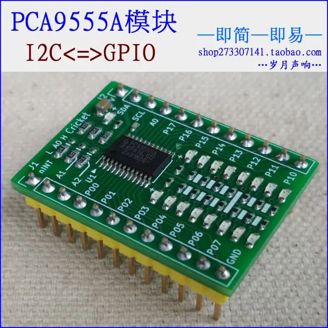 

Pca9555a module pca9555 IIC / I2C GPIO expansion board 16 channel digital input and output