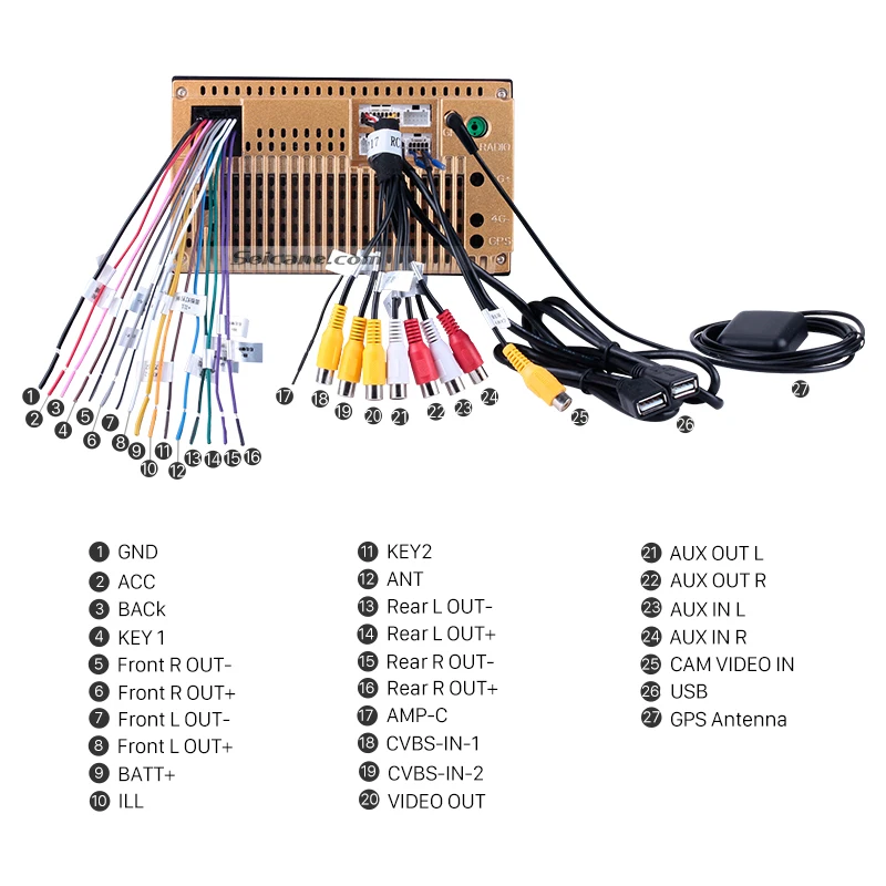 Seicane Android 9.0 7” 2GB 8-CORE DSP Universal Car Radio GPS Multimedia Unit Player For TOYOTA Nissan Kia RAV4 Honda VW Hyundai |