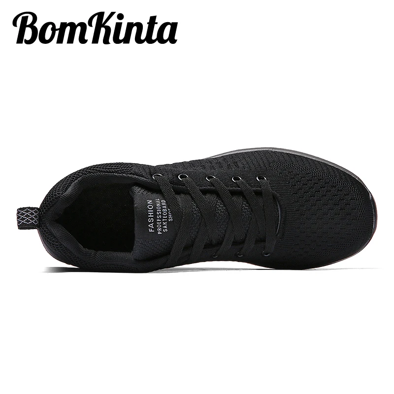 

BomKinta Brand Sneakers Men Fly Weave Casual Shoes Men Fashion Trend Spring Summer Breathable Mans Footwear Lace Up Tenis Flats