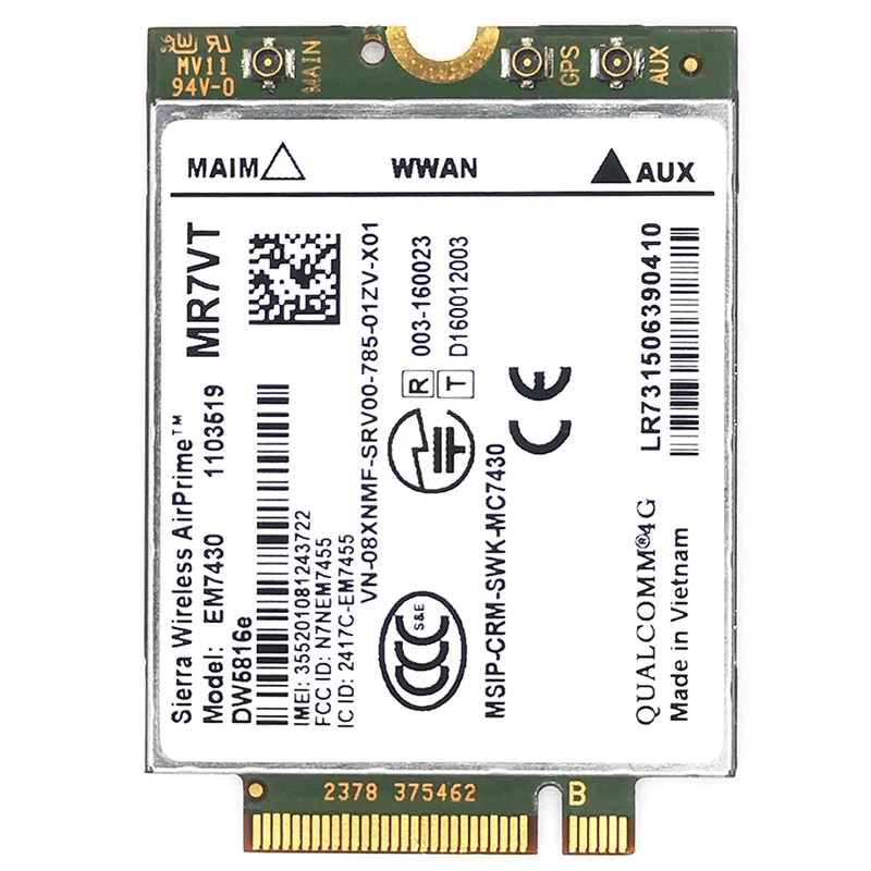 EM7430 DW5816E LTE Unicom Telecom мобильный 4G модуль CAT6 NGFF сетевая карта|Сетевые карты| |