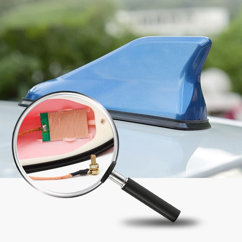

Car Radio Shark Fin Antenna Radio FM Signal Design Aerials Antenna Car Styling Replacement Roof Antennas For All Cars