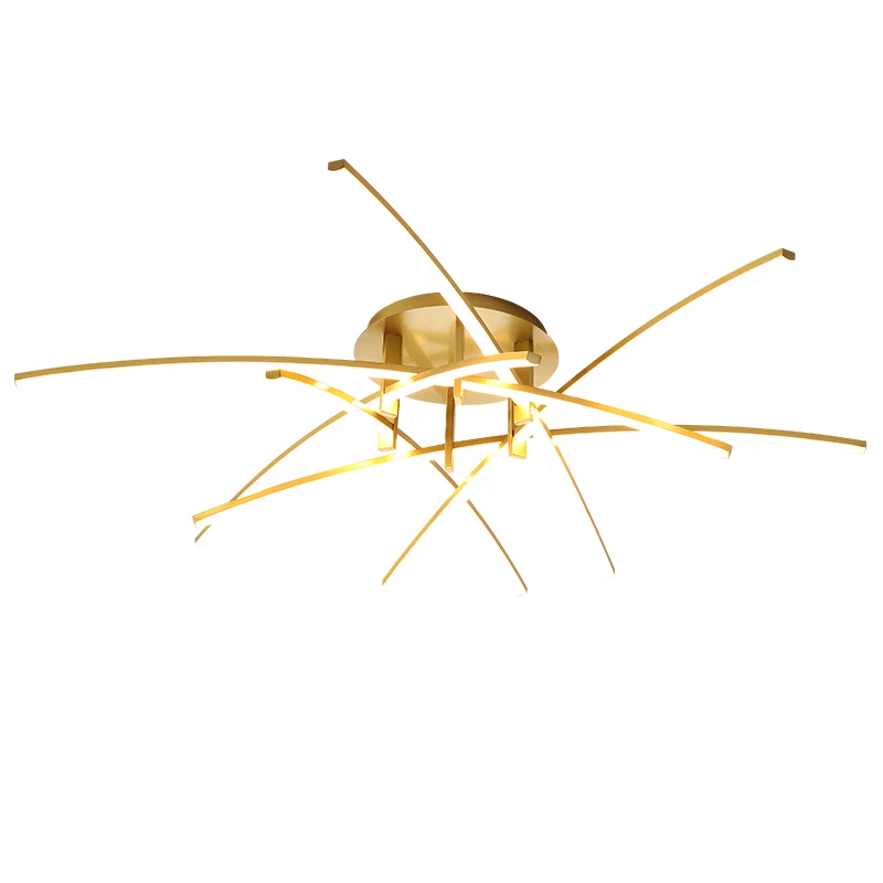 

1new Design LED Chandeliers Lighting Lighting Luminaires Dimmable Dinning Room Creative for 10-15square Meters LED Bulbs Modern