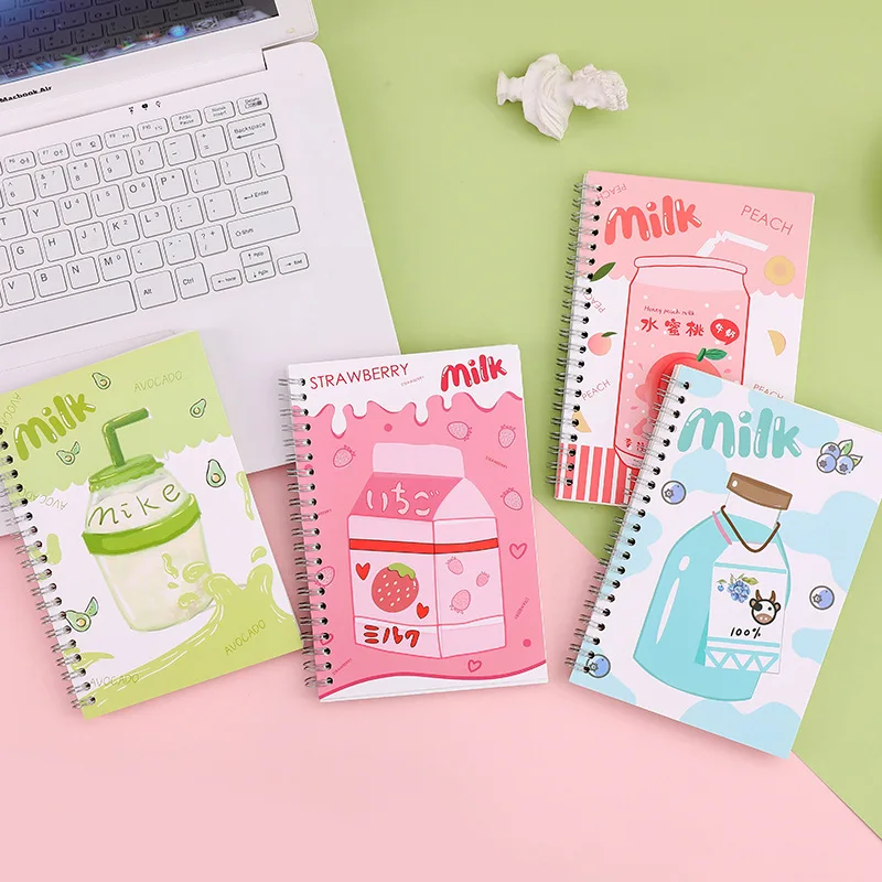 

Creative Coil Notebook Cute Cartoon Notebook Hand Account Notebook Diary General Notebook Student Supplies Stationery Girl Gift