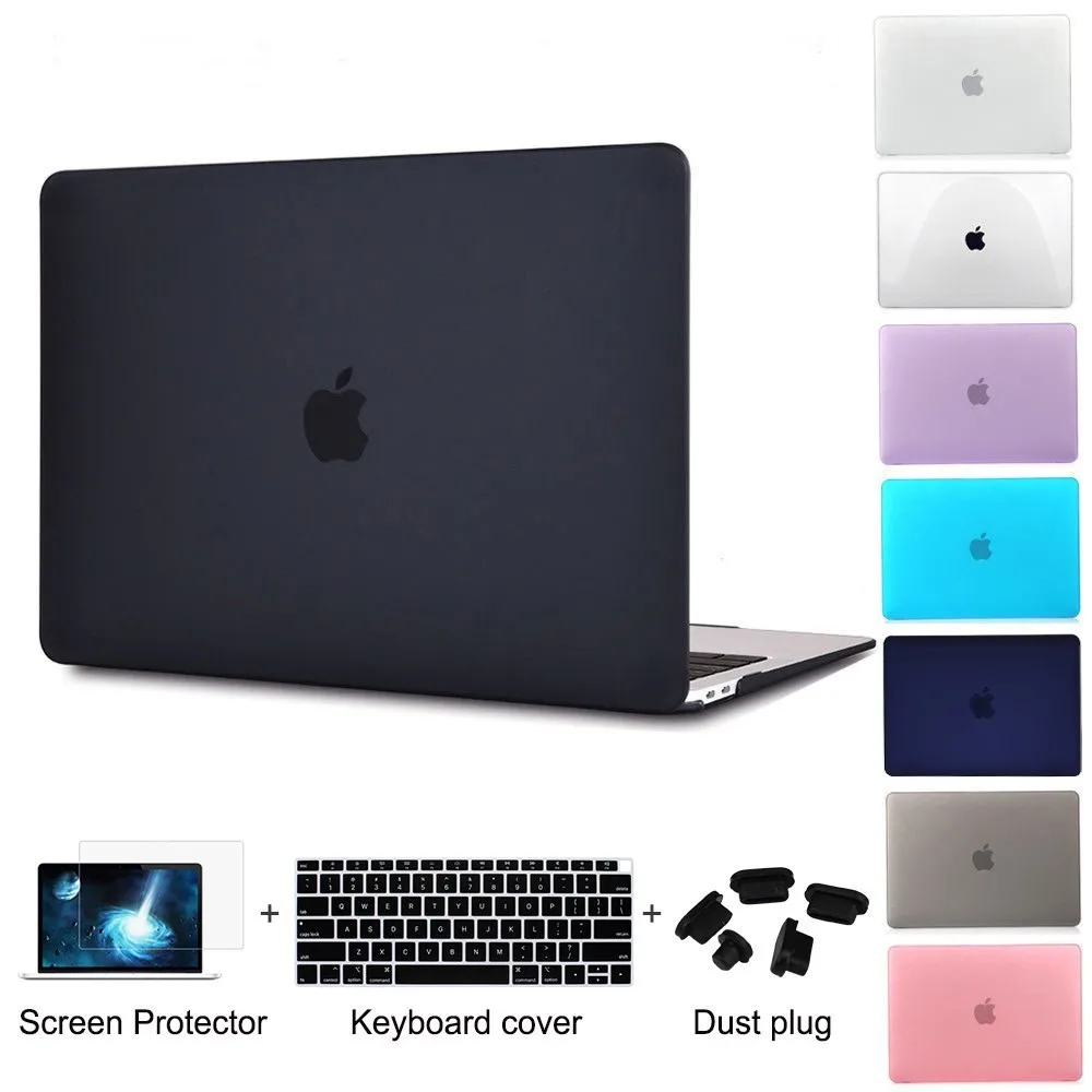 Redlai для Macbook Pro 13 15 с сенсорной панелью A1706 A1707& Air 13 дюймов Pro 13 15 с сетчаткой пластиковый матовый жесткий чехол