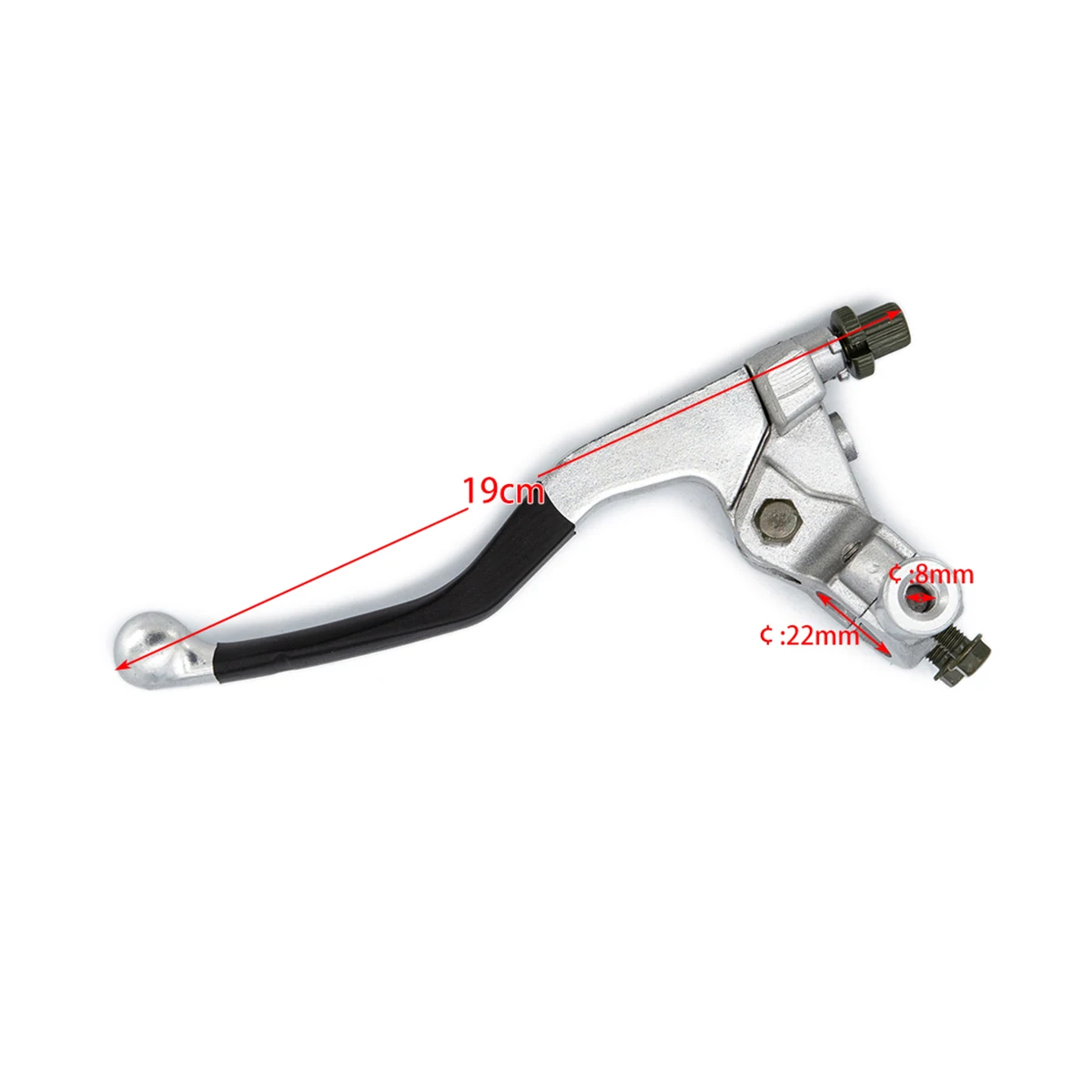 

22mm Motorcycle Clamp Stunt Clutch Lever Left Performance Easy Pull Cable System For Motocross Moped Yamaha YZ125 Brand New
