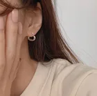 Изысканные серьги-гвоздики в форме сердца для женщин женские серьги для свадьбы Вечеринки серьги Модные ювелирные изделия подарок