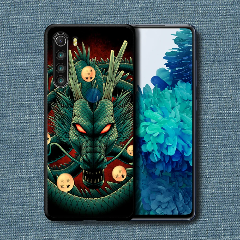 

Cartoon Anime D-Dragon Ball Goku Phone Case For Xiaomi Redmi Note 7 8 8T 9 9S 4X 7 7A 9A K30 Pro Ultra black Hoesjes 3D Bumper