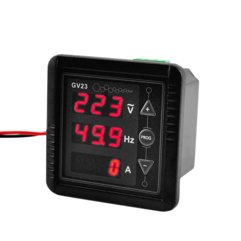 Medidor de Tensão Grátis com Número Gerador Digital Freqüência Atual Testador Painel Frete Faixa 12002873 Bc-gv23 ac