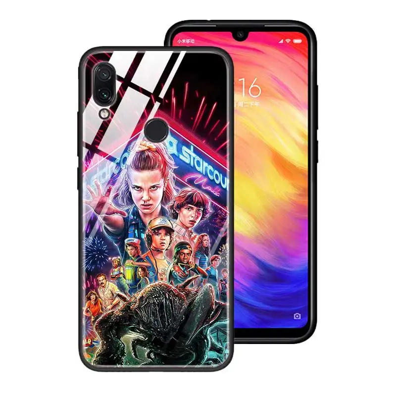 Чехол из закаленного стекла для Red mi 7 8A Note6 7 8 K20 K20 Pro, задняя крышка для Xiaomi mi A3 CC9E CC9, силиконовый край, чехол для чужих вещей