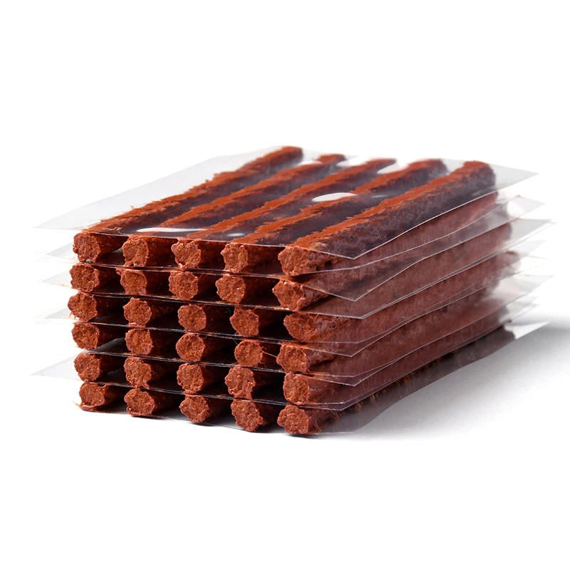 

5Pcs New High Quality Tubeless Tyre Repair Rubber Strip Universal Rubber Automobile Tire Quick Repair Tool Fast Cold Glue Strip