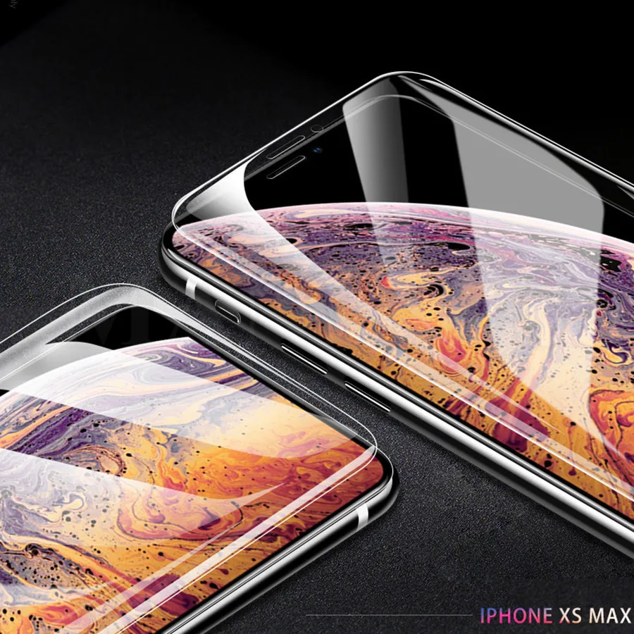 3D Силиконовая Гидрогелевая пленка для iPhone 11 Pro XS Max Защитная Прозрачная мягкая
