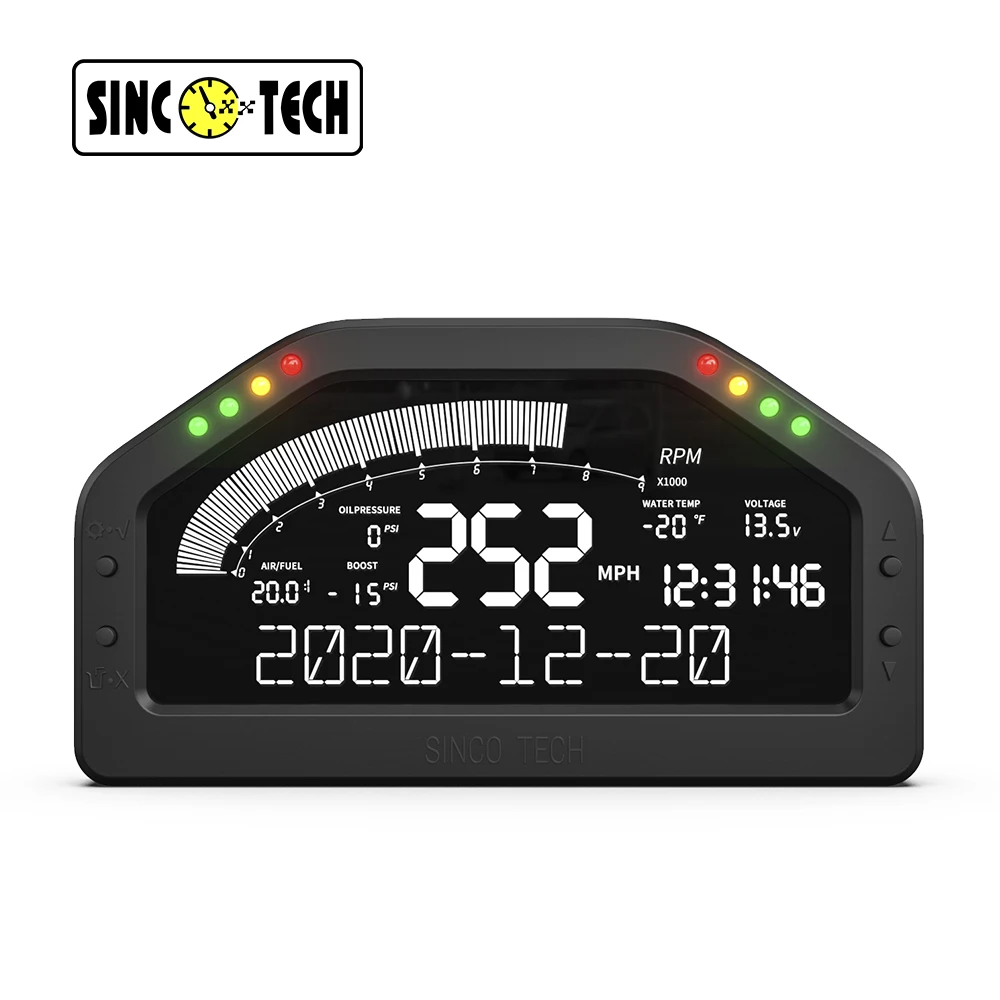DO922 Sinco Tech Dashboard Sensor KIT Race Display Bluetooth LCD Screen Gauge | Автомобили и мотоциклы