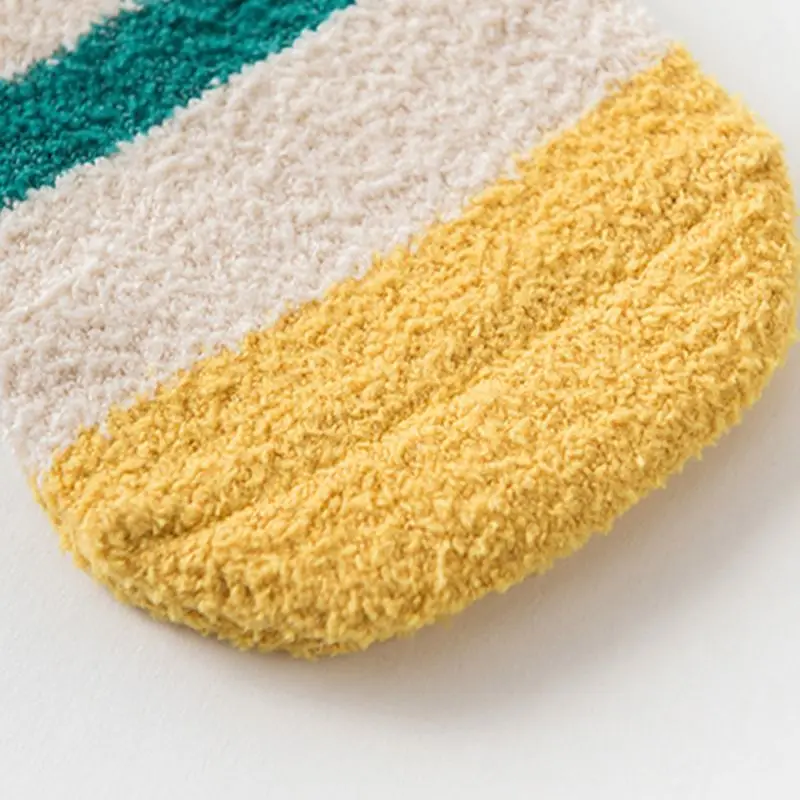 4 пар/кор. мягкие теплые носки тапочки из цельной пряжи Женские Короткие Носки с