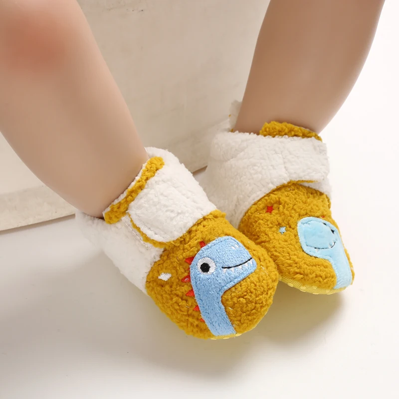

0-18M Autumn Baby Boys Girls Cartoon Anti-Slip Shoes Sneakers Toddler Soft Soled First Walkers