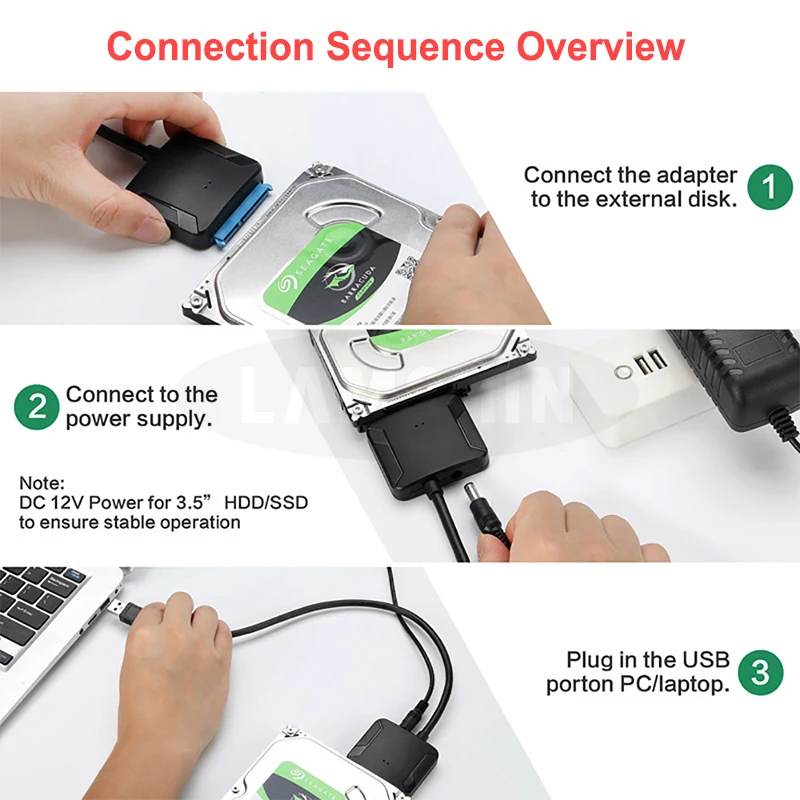USB 3 0 с UASP к Sata кабель для преобразования поддерживает все 2 5 или HDD SSD адаптер