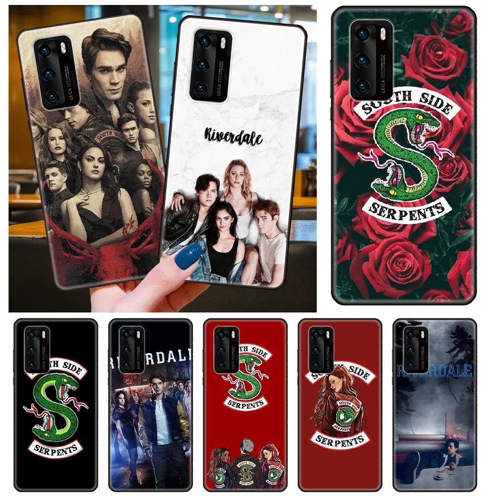 Чехол для телефона Huawei P40 P30 P20 P Smart Z P10 Mate 30 20 10 Lite Pro черный чехол Модный мягкий с